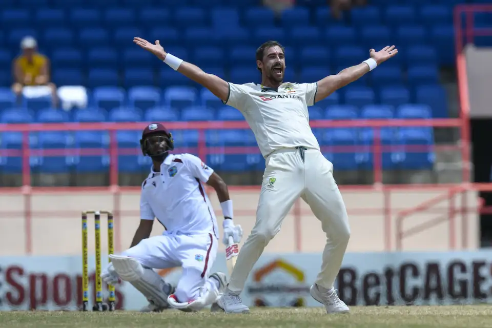 west indies cricket team vs australian men’s cricket team match scorecard