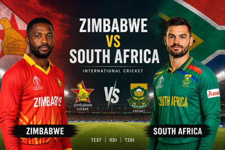 zimbabwe national cricket team vs south africa national cricket team stats