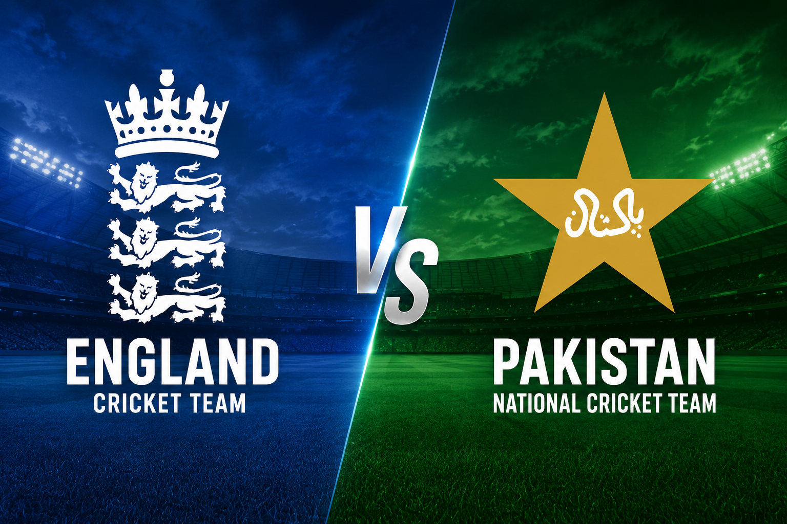 England Cricket Team vs Pakistan National Cricket Team Standings