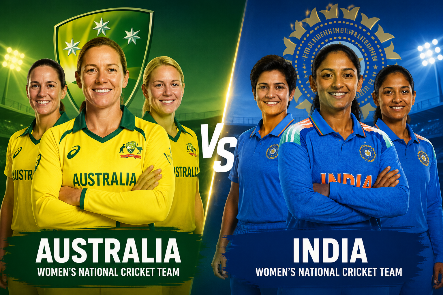 Australia Women's National Cricket Team vs India Women's National Cricket Team Stats