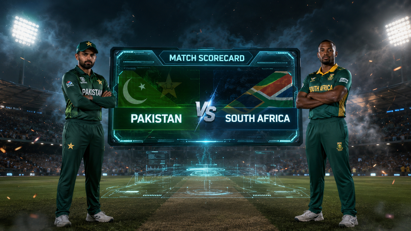 Pakistan National Cricket Team vs South Africa National Cricket Team Match Scorecard