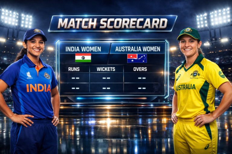 India Women vs Australia Women’s National Cricket Team Match Scorecard