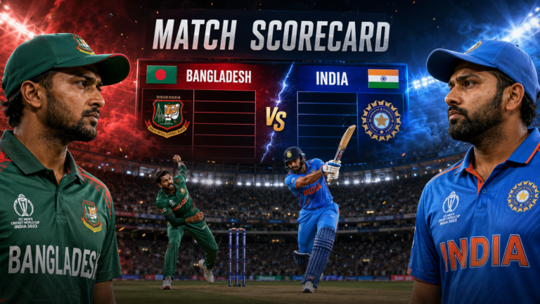 Bangladesh National Cricket Team vs India National Cricket Team Match Scorecard