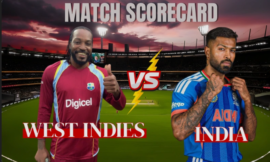 india national cricket team vs west indies cricket team match scorecard