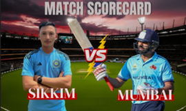 Sikkim Cricket Team Vs Mumbai Cricket Team Match Scorecard