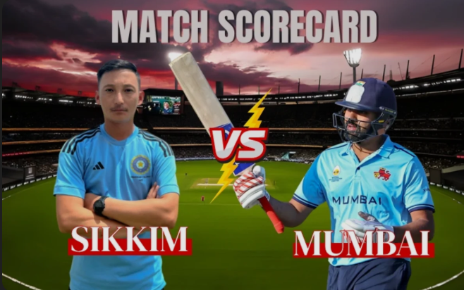 Sikkim Cricket Team Vs Mumbai Cricket Team Match Scorecard
