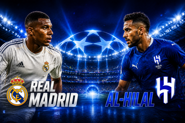 Real Madrid vs Al-Hilal Stats