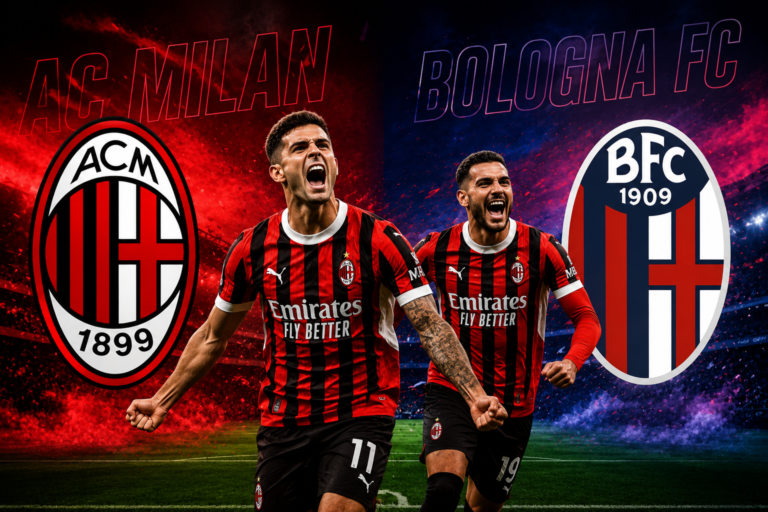 AC Milan vs Bologna FC Timeline