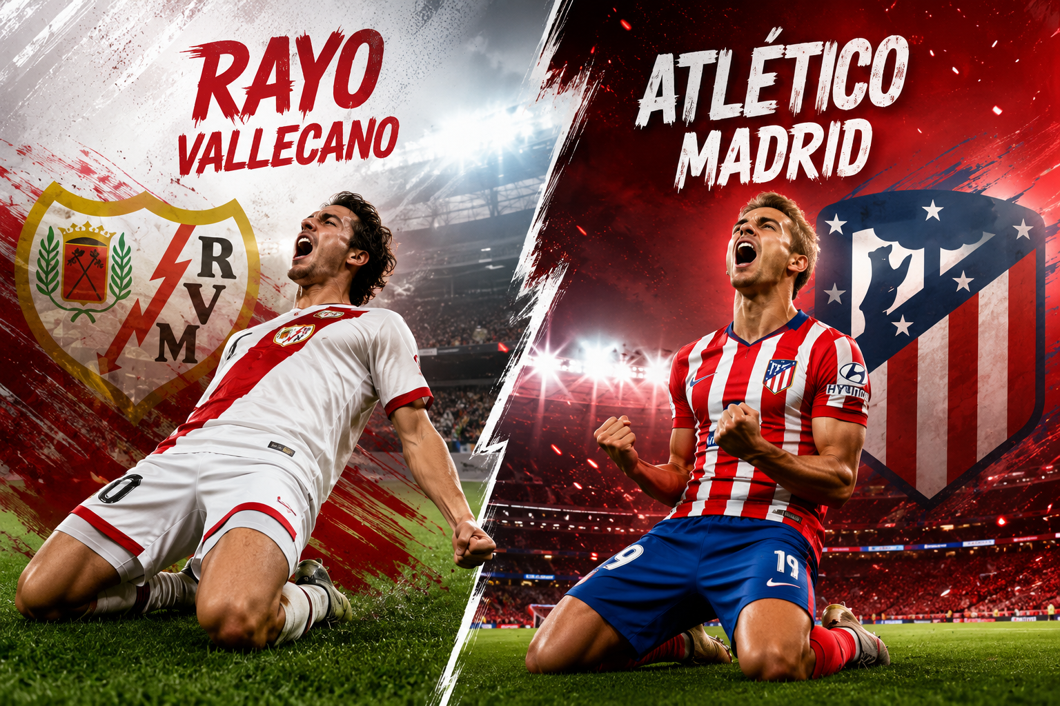 Rayo Vallecano vs Atlético Madrid Timeline