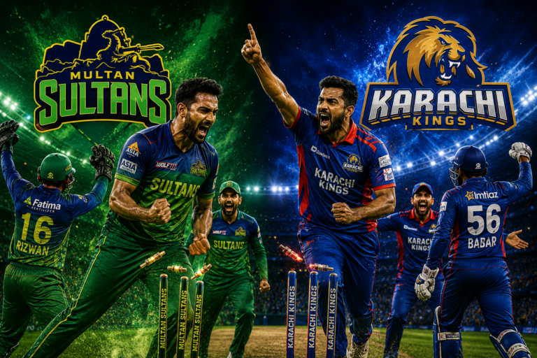 Multan Sultans vs Karachi Kings Timeline