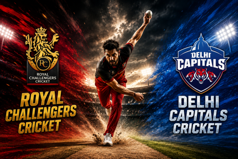 Royal Challengers Cricket vs Delhi Capitals Cricket Matches