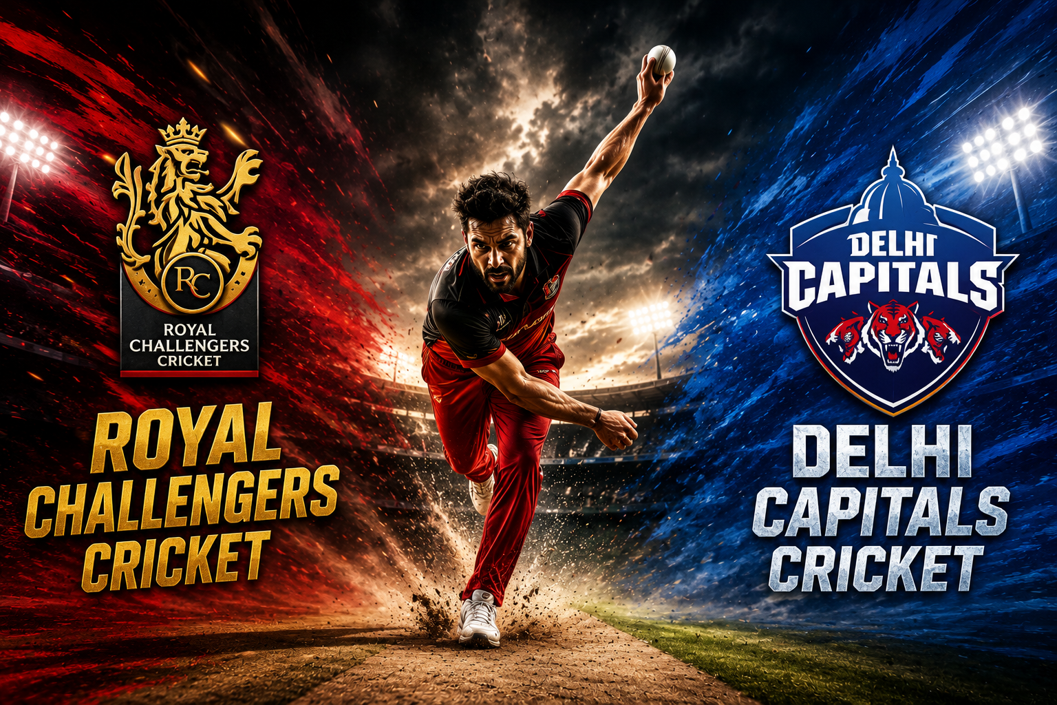 Royal Challengers Cricket vs Delhi Capitals Cricket Matches