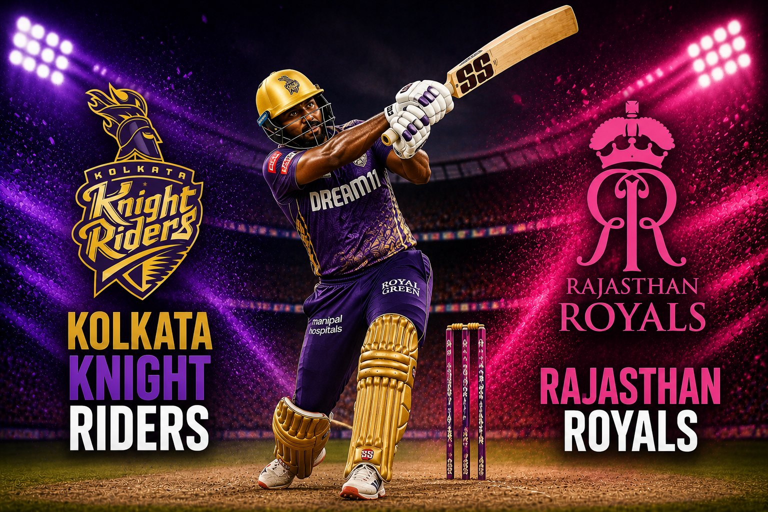 Kolkata Knight Riders Vs Rajasthan Royals Match Scorecard