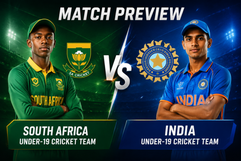 South Africa National Under-19 Cricket Team Vs India National Under-19 Cricket Team Match Scorecard
