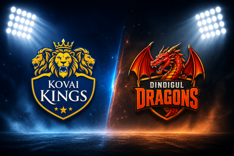 Kovai Kings Vs Dindigul Dragons Match Scorecard