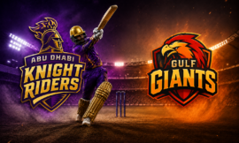 Abu Dhabi Knight Riders Vs Gulf Giants Match Scorecard