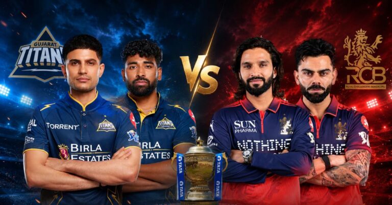 Royal Challengers Bengaluru Vs Gujarat Titans Timeline